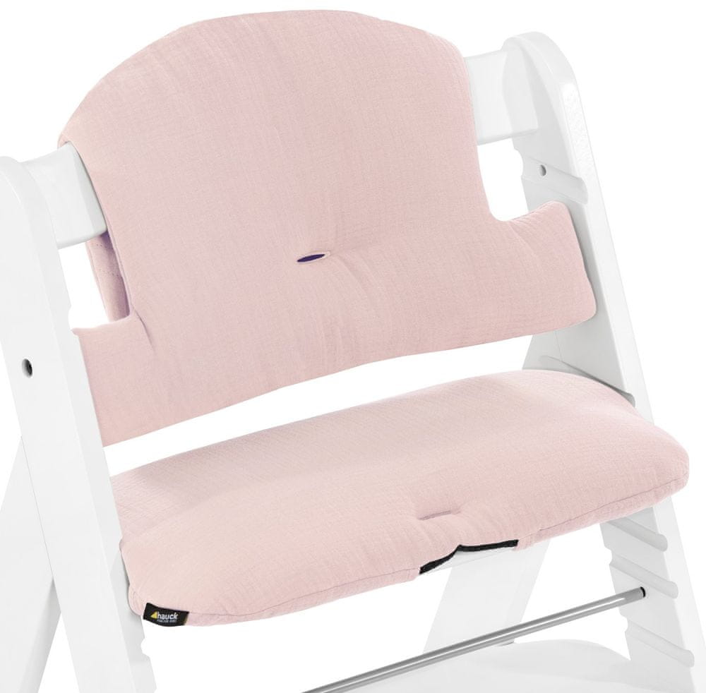 Hauck Highchair Pad Select Muslin Mineral Rose